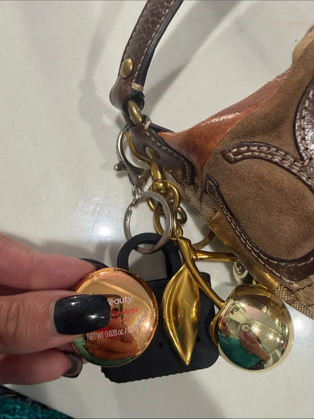 BOGG BAG Black Tiny Tote Keychain